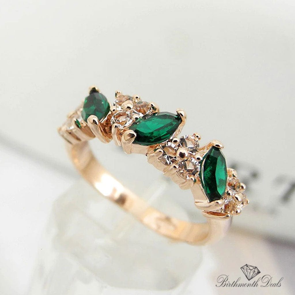 May Emerald Birthstone Ring - Birthmonth Deals