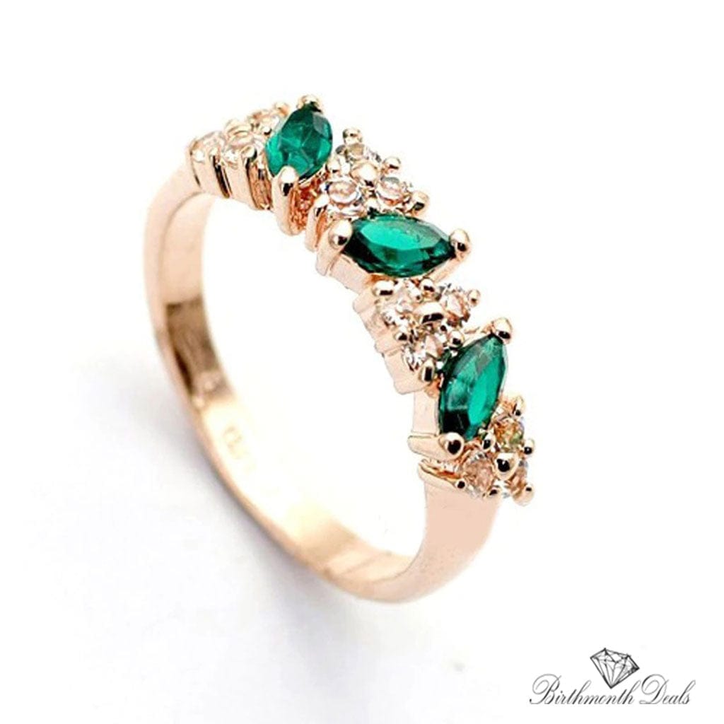 May Emerald Birthstone Ring - Birthmonth Deals