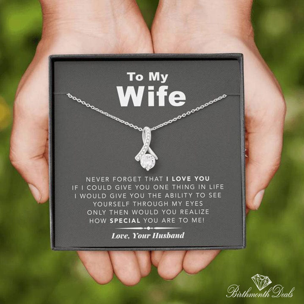 To my Wife Necklace - Birthmonth Deals