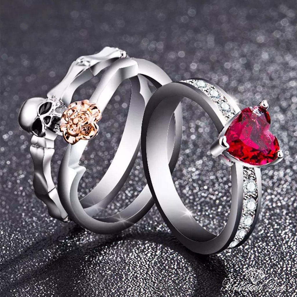 July Ruby Birthstone Ring - Birthmonth Deals