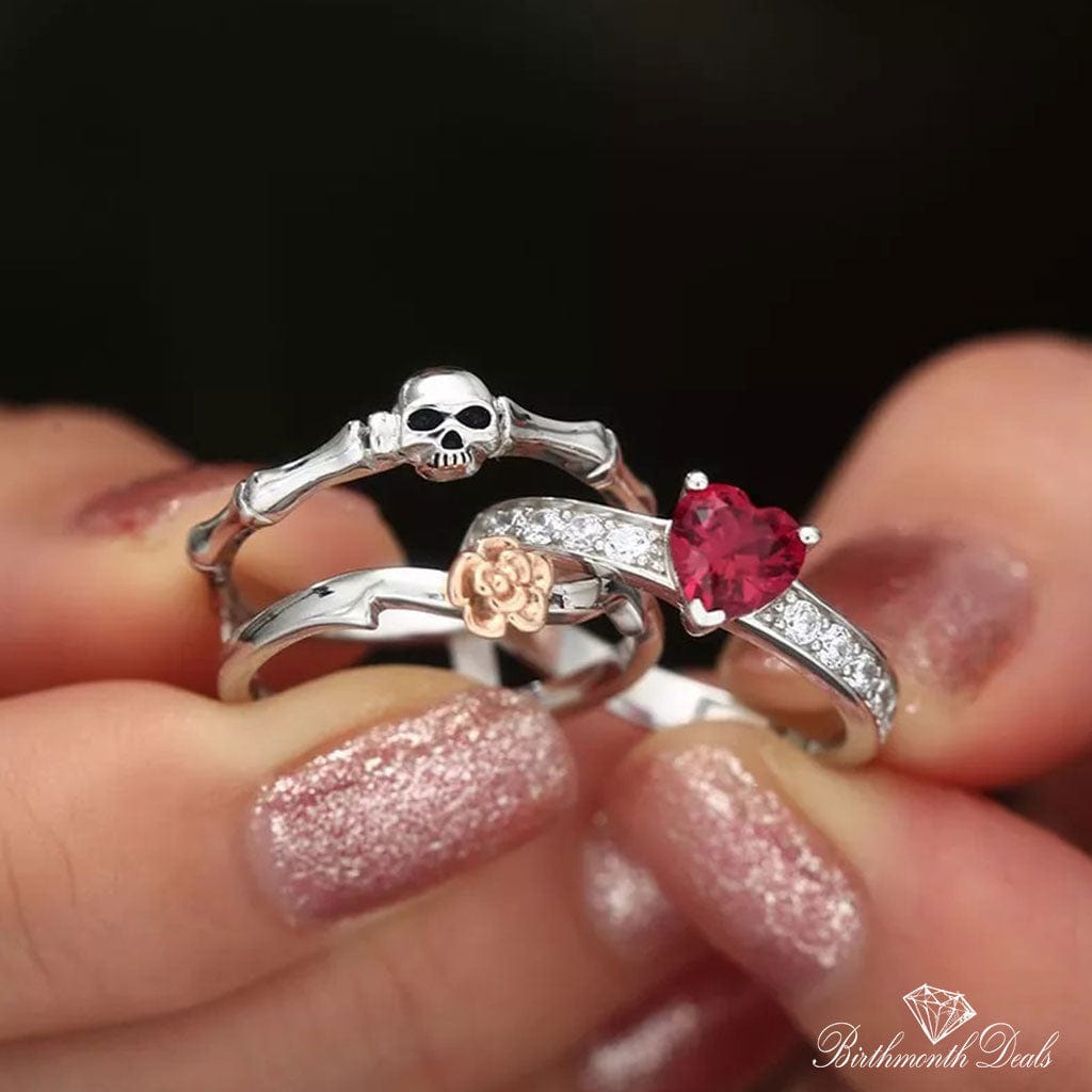 July Ruby Birthstone Ring - Birthmonth Deals