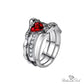 July Ruby Birthstone Ring - Birthmonth Deals