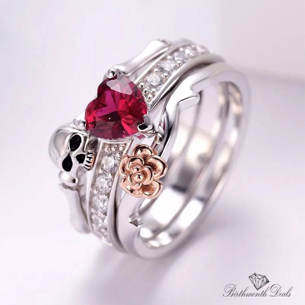 July Ruby Birthstone Ring - Birthmonth Deals