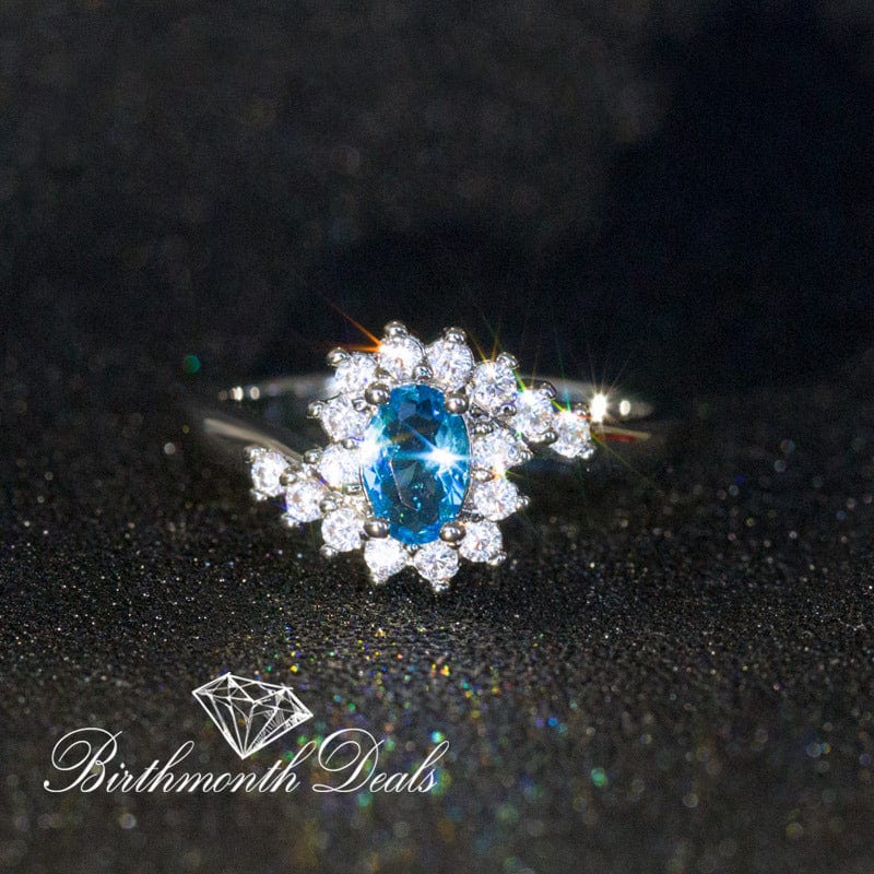 December Zircon Birthstone Ring - Birthmonth Deals