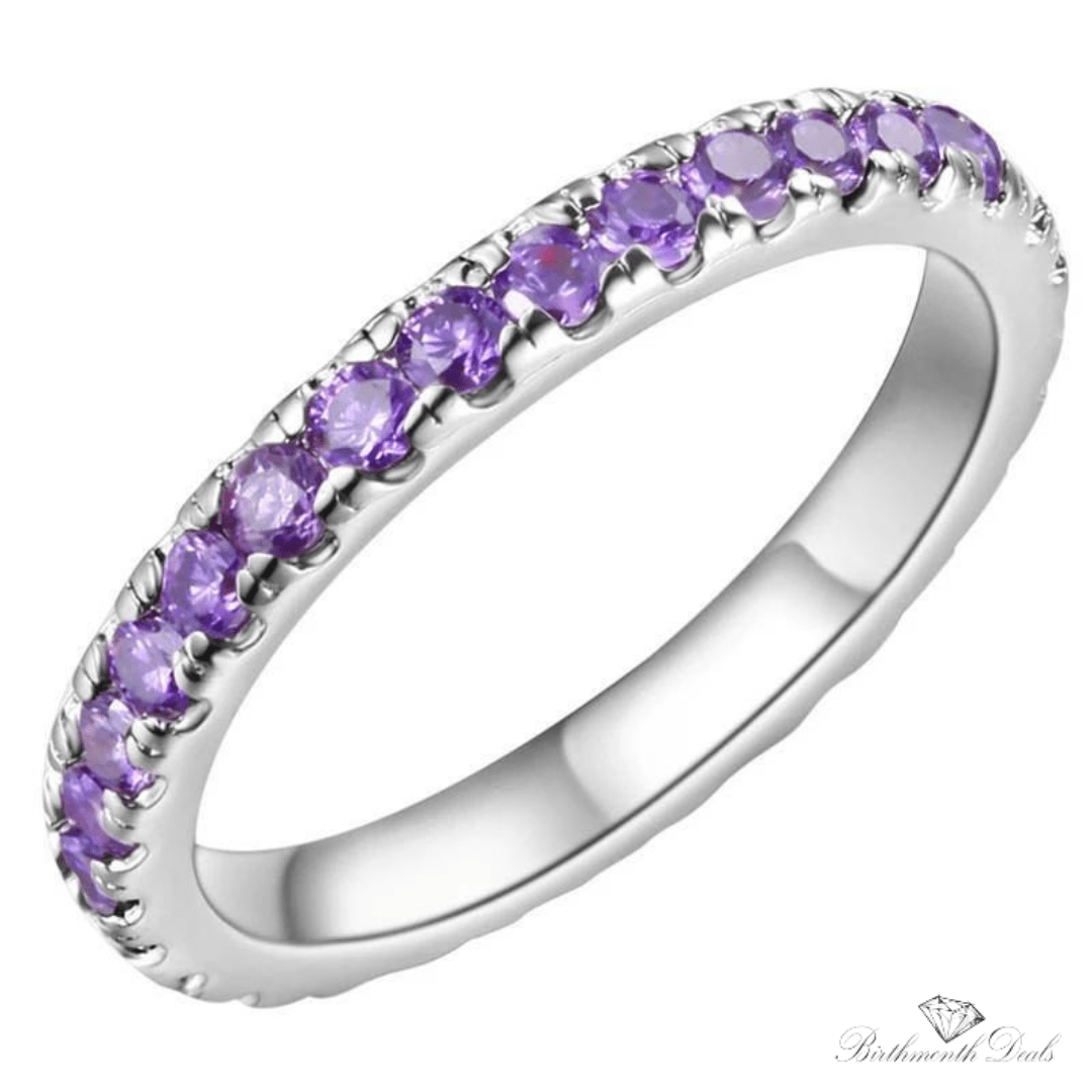 June Alexandrite Birthstone Ring - Birthmonth Deals