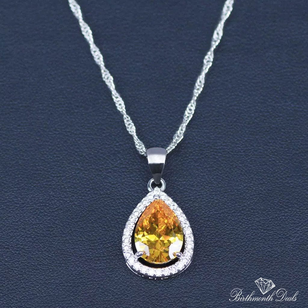 November Citrine Birthstone Jewelry Set - Birthmonth Deals