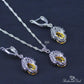 November Citrine Birthstone Jewelry Set - Birthmonth Deals