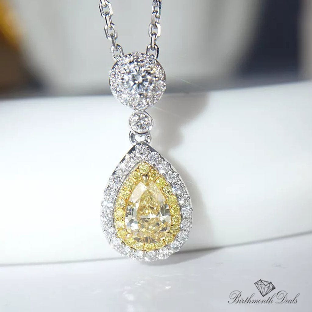 November Citrine Necklace - Birthmonth Deals