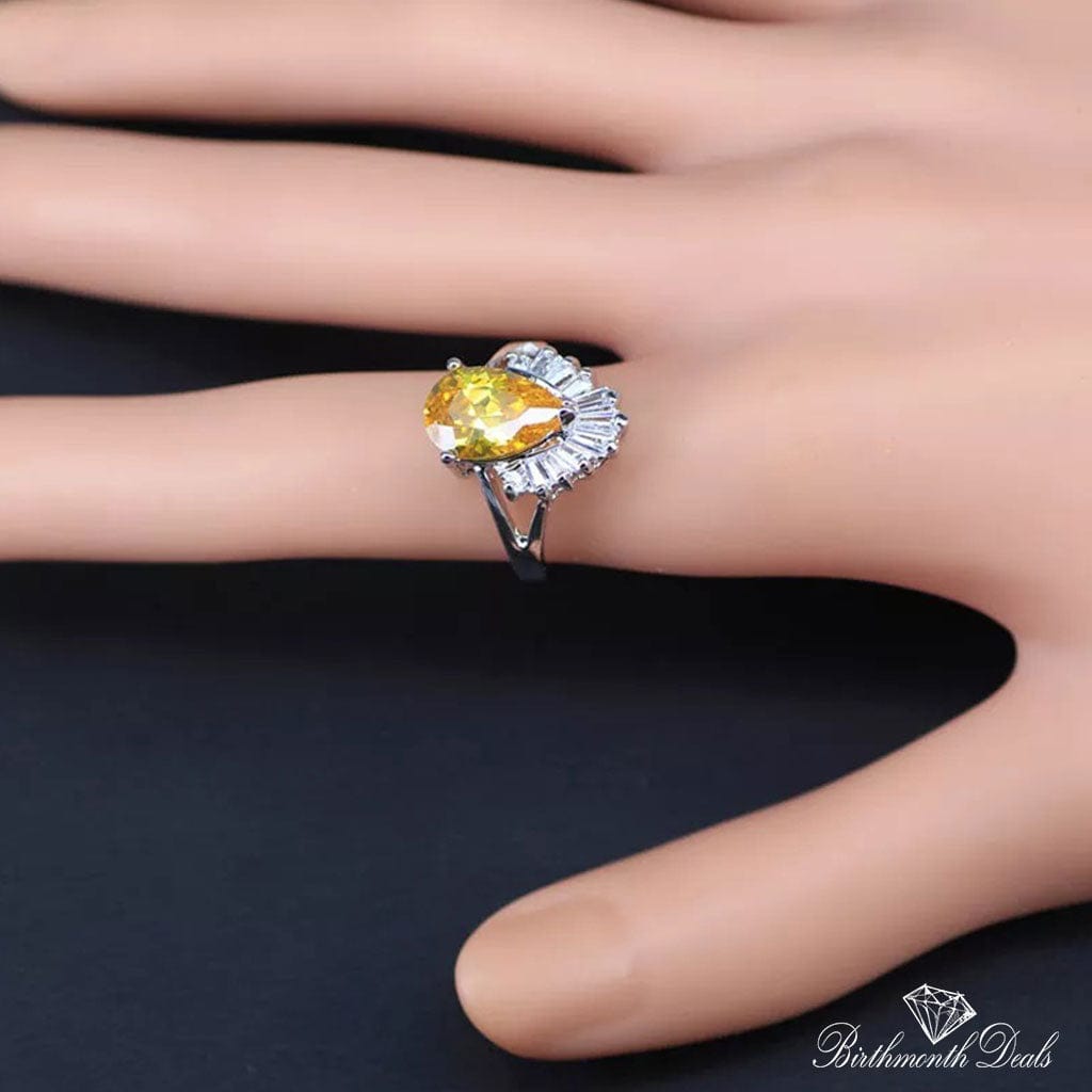 November Citrine Birthstone Jewelry Set - Birthmonth Deals