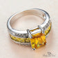 November Citrine Birthstone Ring - Birthmonth Deals