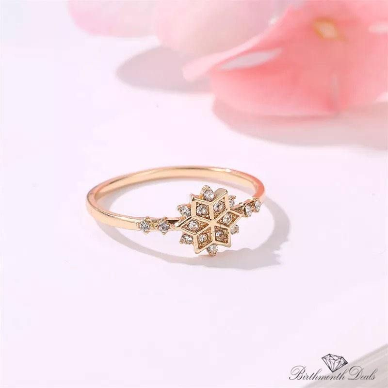 Anastasia Snowflake Ring - Birthmonth Deals