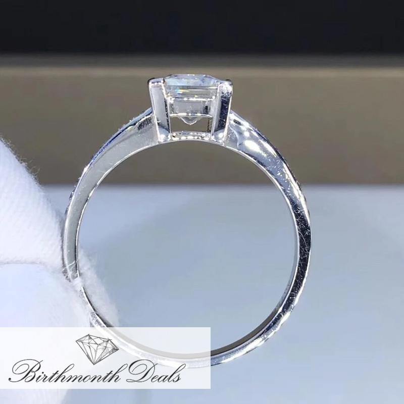 April Diamond Birthstone Ring - Birthmonth Deals