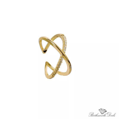 Athena Twisted Ring - Birthmonth Deals