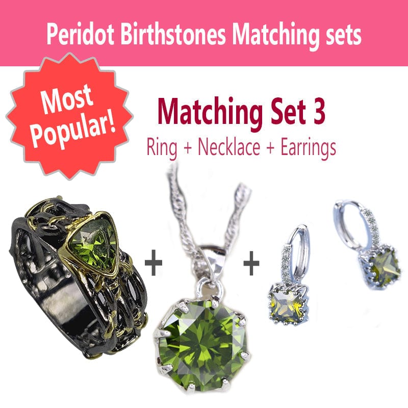 August Peridot Birthstone Bundle - Birthmonth Deals