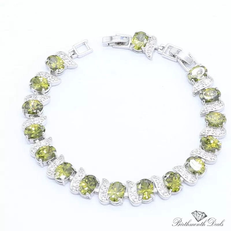 August Peridot Birthstone Jewelry Set - Birthmonth Deals