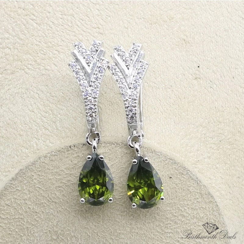 August Peridot Birthstone Jewelry Set - Birthmonth Deals