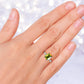 August Peridot Birthstone Ring - Birthmonth Deals