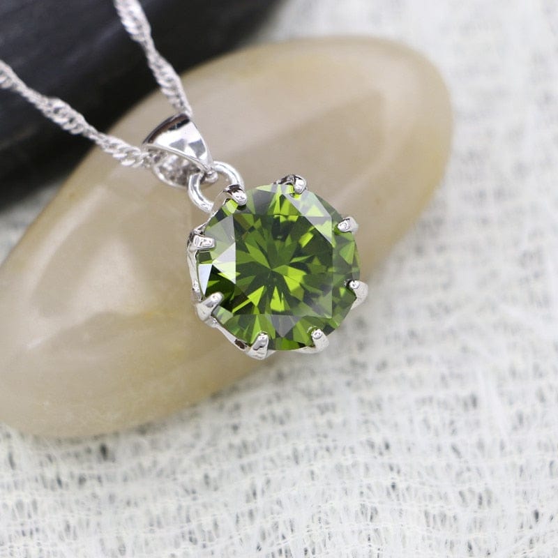 August Peridot Necklace - Birthmonth Deals