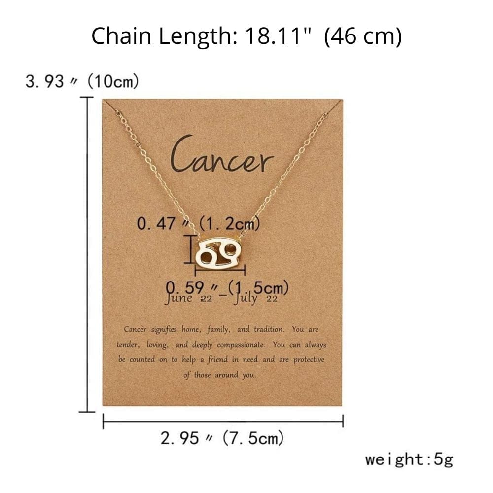 Cancer Necklace - Birthmonth Deals