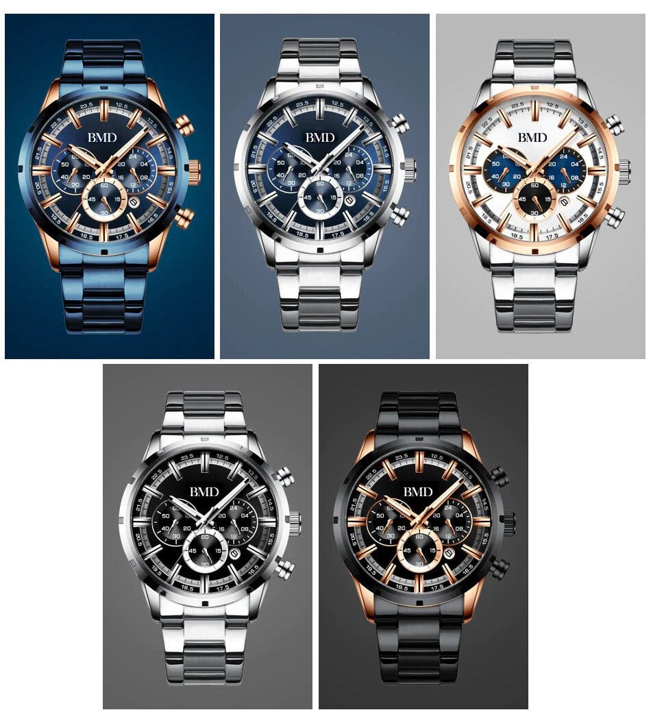 BMD Masculino Chronograph Watch - Birthmonth Deals