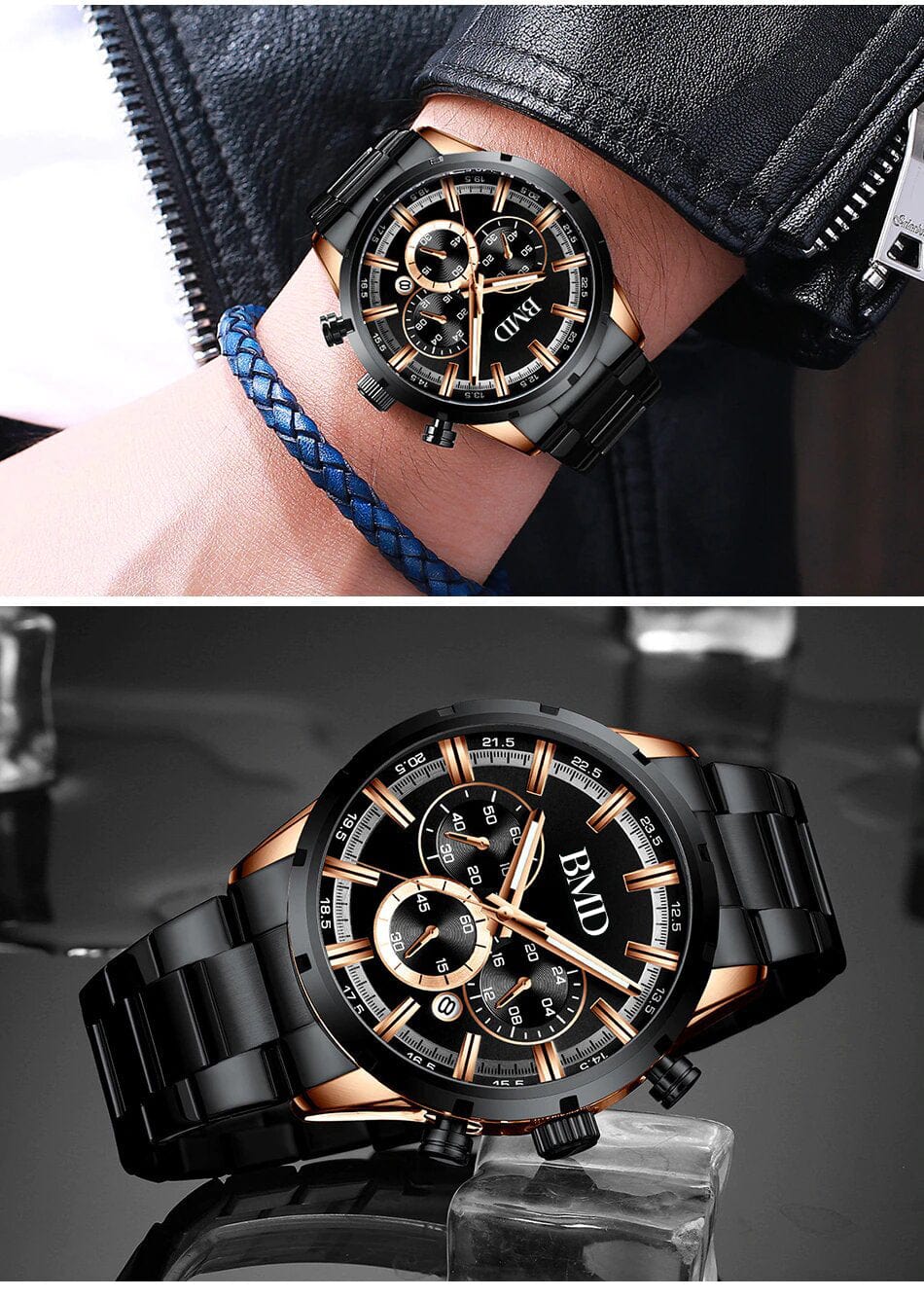 BMD Masculino Chronograph Watch - Birthmonth Deals