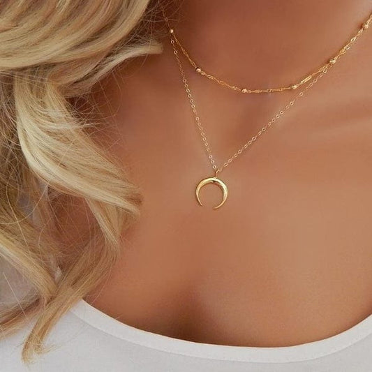 Crescent Bohemian Necklace - Birthmonth Deals