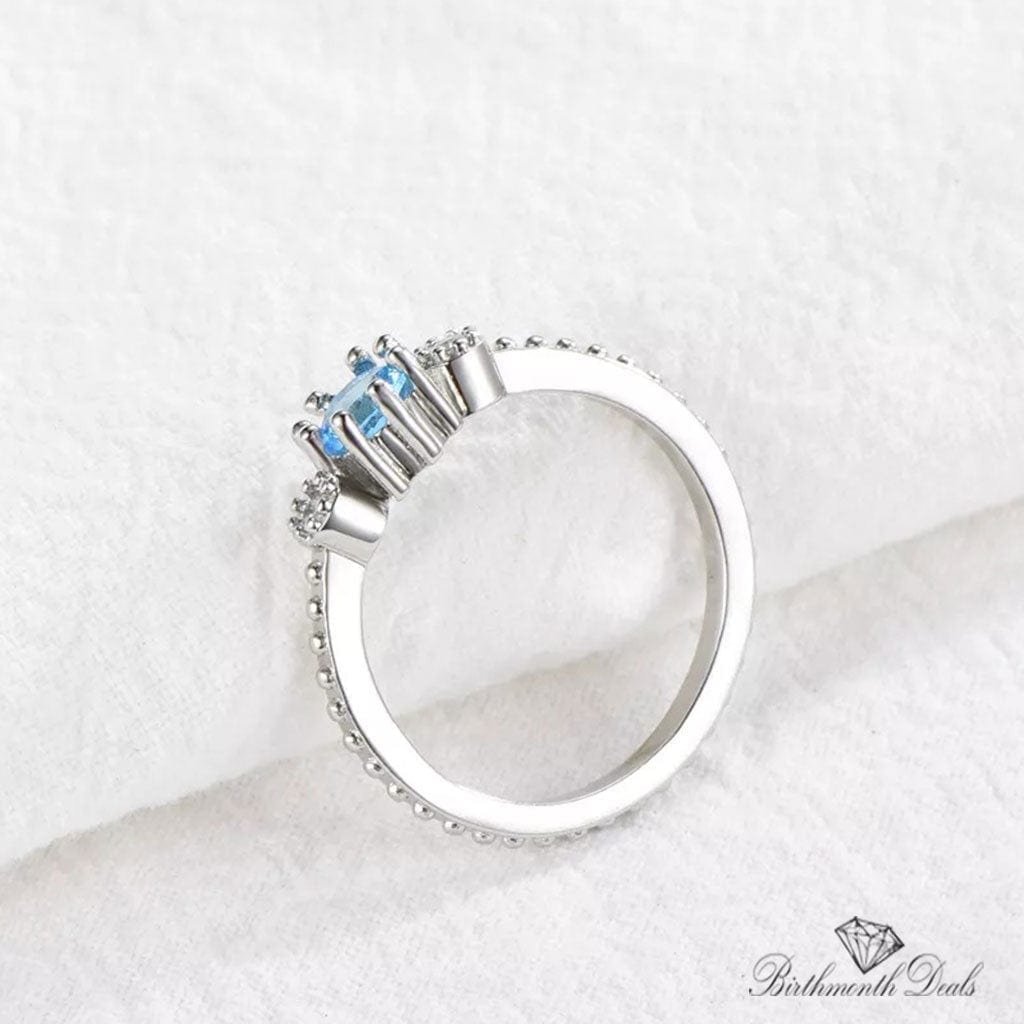 December Zircon Birthstone Ring - Birthmonth Deals