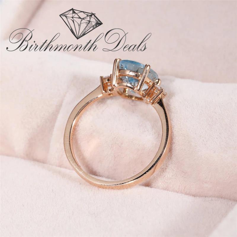 December Zircon Birthstone Ring - Birthmonth Deals