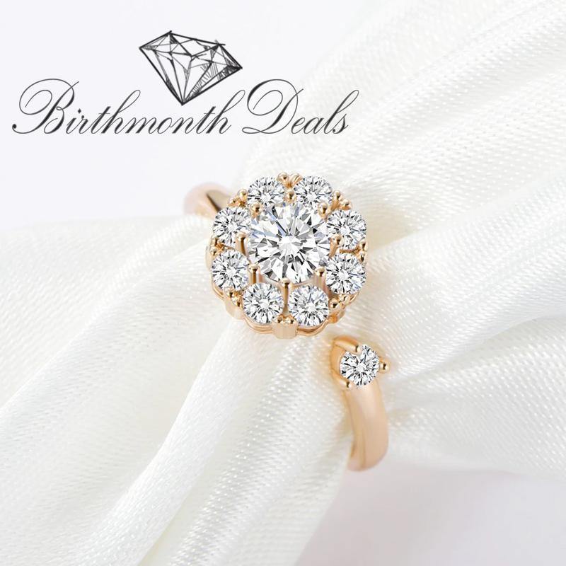 Diamond Spinner Ring - Birthmonth Deals