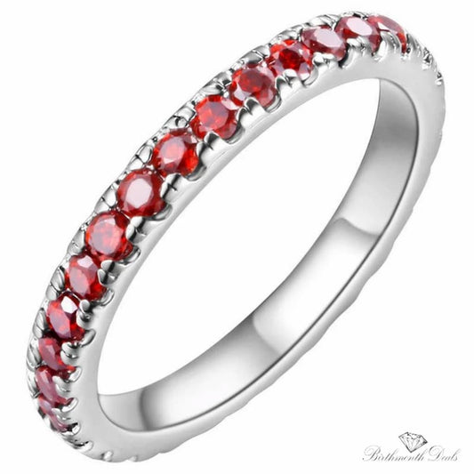 July Ruby Birthstone Ring - Birthmonth Deals