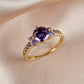 February Amethyst Birthstone Ring - Birthmonth Deals