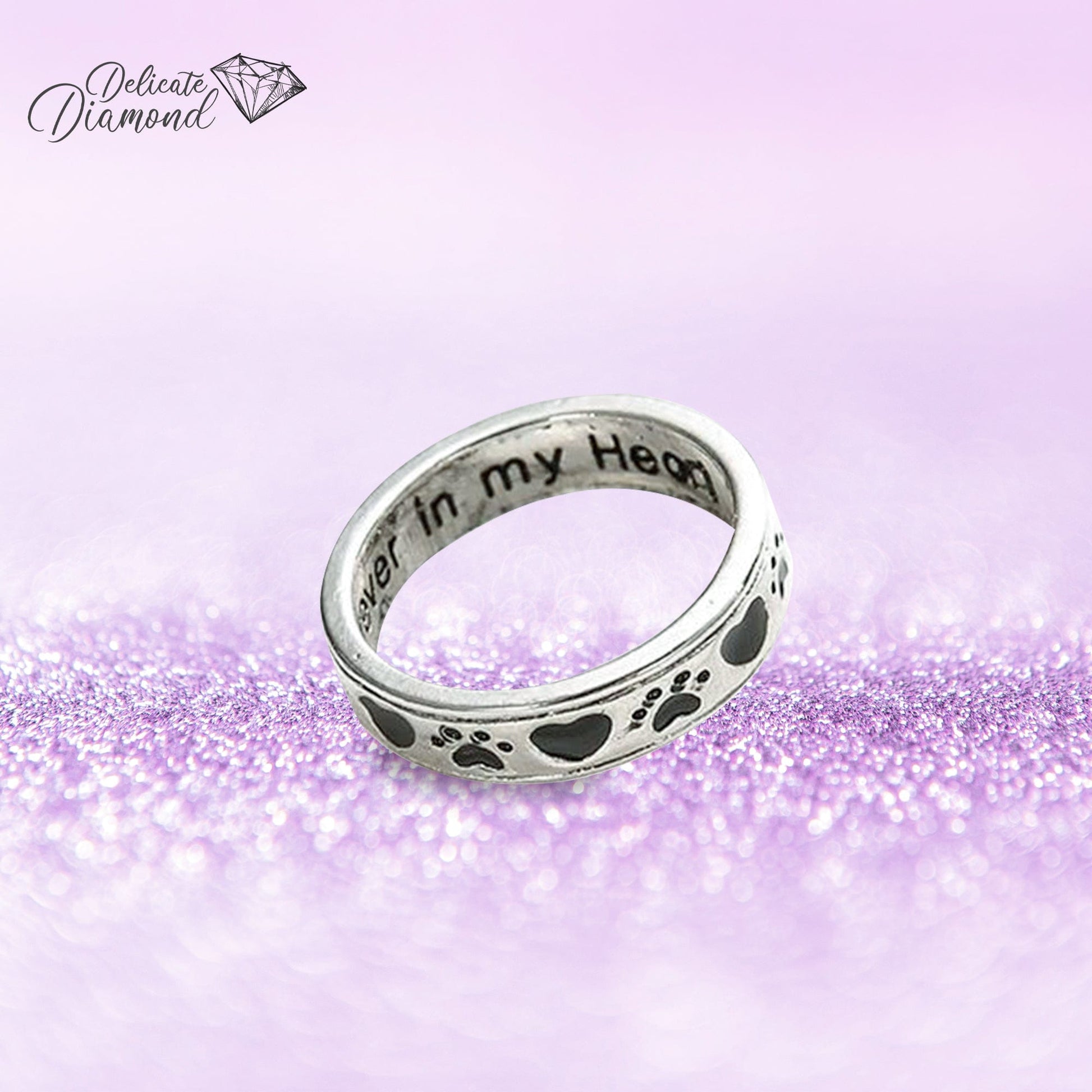 Forever Promise Paw Ring - Birthmonth Deals