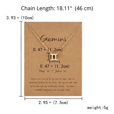 Gemini Necklace - Birthmonth Deals