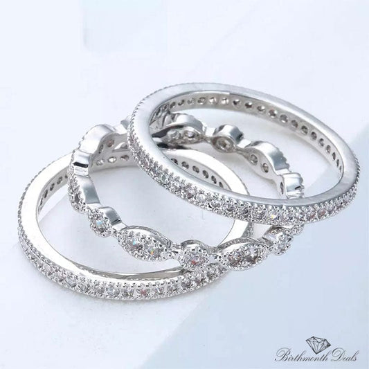 Harmonia 3 Ring Set - Birthmonth Deals