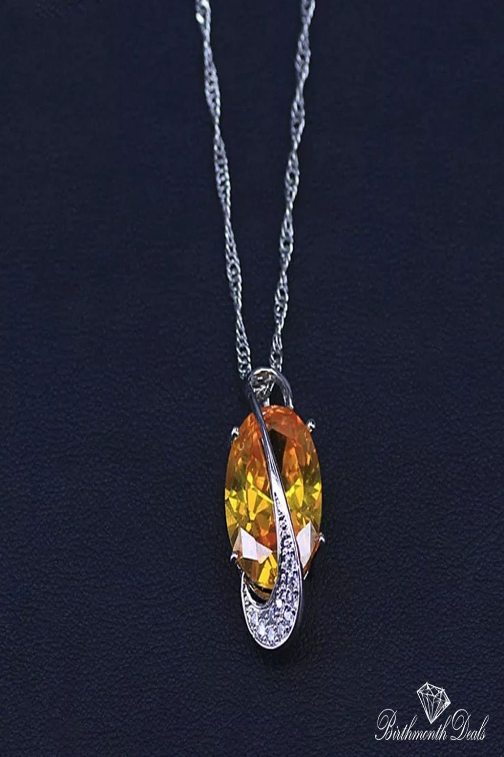 November Citrine Birthstone Jewelry Set - Birthmonth Deals