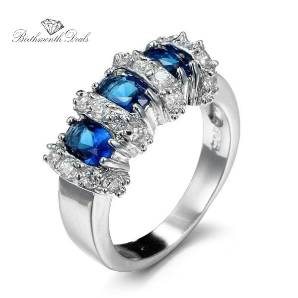 September Sapphire Birthstone Ring - Birthmonth Deals