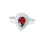 January Garnet Birthstone Ring - Birthmonth Deals