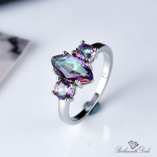 June Alexandrite Birthstone Ring - Birthmonth Deals