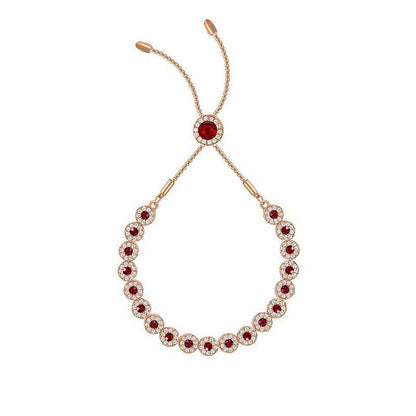 July Ruby Birthstone Bracelet - Birthmonth Deals