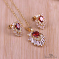 July Ruby Birthstone Jewelry Set - Birthmonth Deals