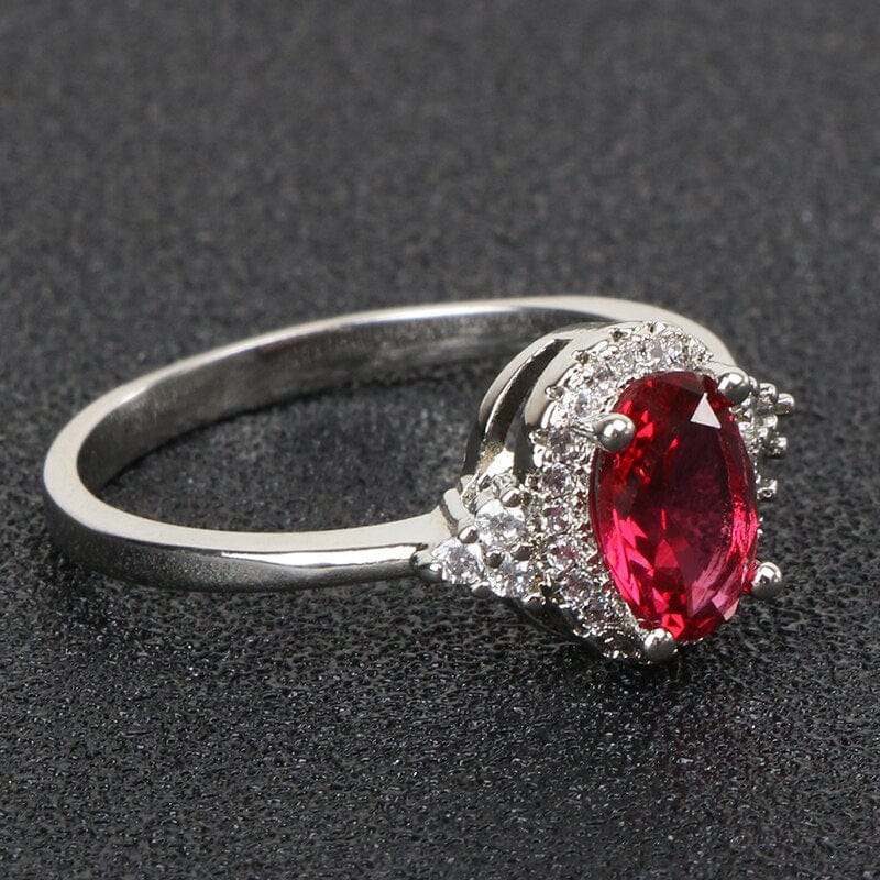 July Ruby Birthstone Ring - Birthmonth Deals