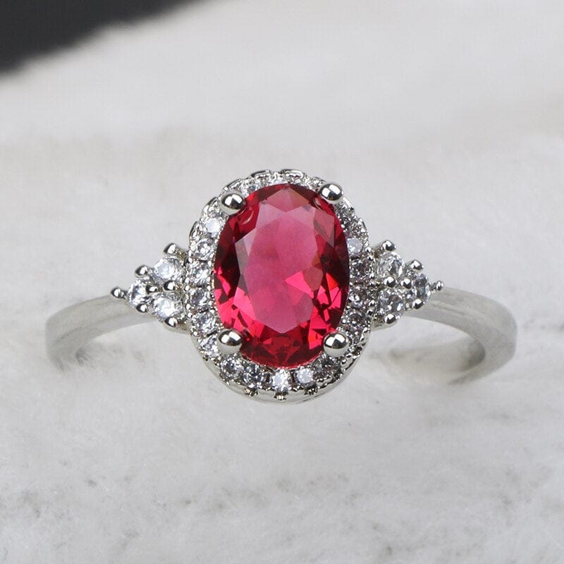 July Ruby Birthstone Ring - Birthmonth Deals