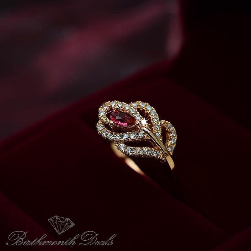 July Ruby Birthstone Ring - Birthmonth Deals