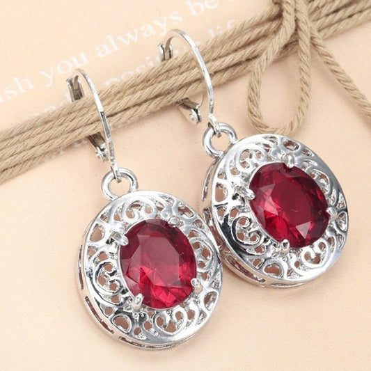 July Ruby Earrings - Birthmonth Deals