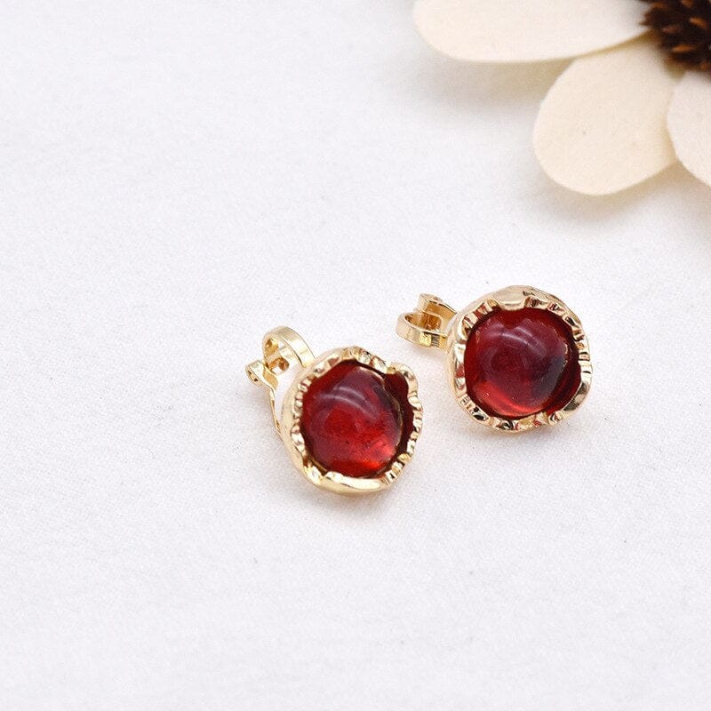 July Ruby Earrings - Birthmonth Deals