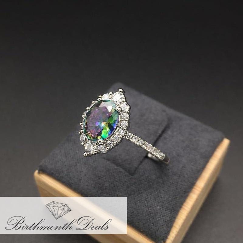 June Alexandrite Birthstone Ring - Birthmonth Deals