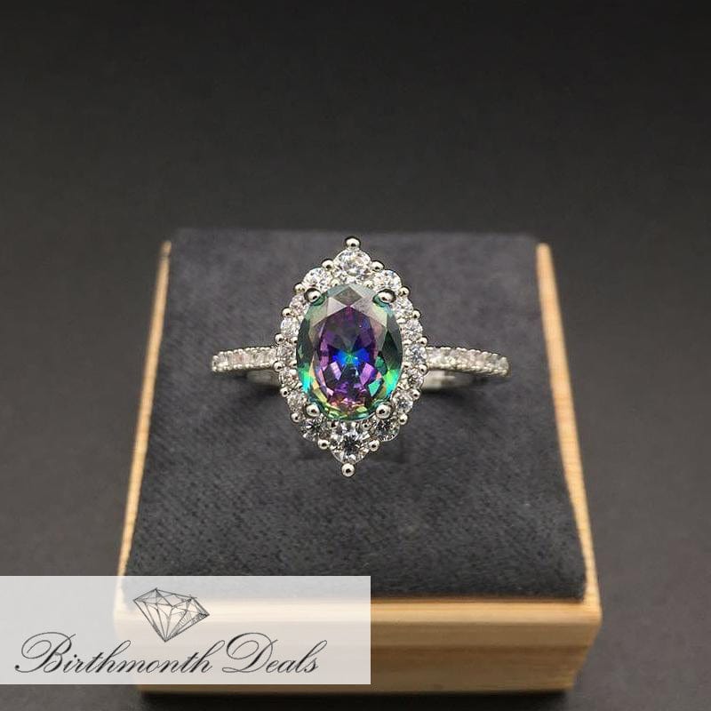 June Alexandrite Birthstone Ring - Birthmonth Deals