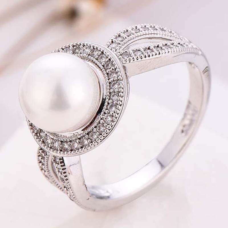 June Pearl Birthstone Ring - Birthmonth Deals