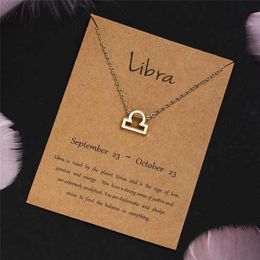 Libra Necklace - Birthmonth Deals