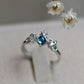 March Aquamarine Birthstone Ring - Birthmonth Deals